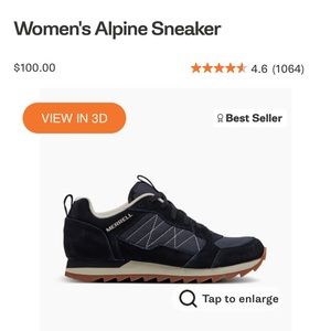 Merrell Alpine Sneakers women’s size 7.5